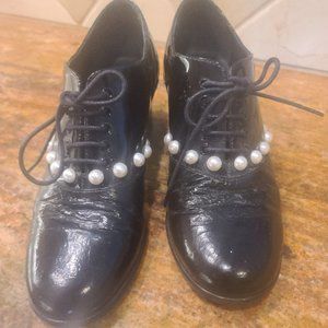 Chanel Black Saddle Shoes